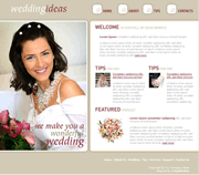 婚礼现场布置psd,html网页模板