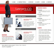 高级法律顾问psd,html网页模板