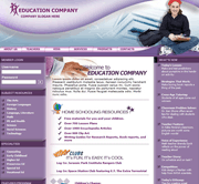 电脑教育培训中心html,psd网页模板