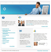 简洁企业商务模板psd,html页面格式
