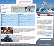 家庭海上旅游psd,html网页模板