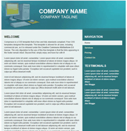 墨绿色css电脑公司网页模板