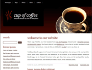 浓浓咖啡味css网页模板