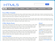 蓝色资讯教程博客免费css3-html5网页模板