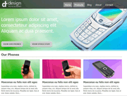 彩色手机公司html5企业网页模板