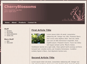 紫色优雅樱花css3-html5免费模板
