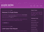 紫色萤火之光css网页模板