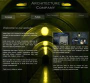 隧道建筑师flash网页模板