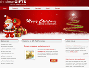 Gift red圣诞礼物红色css网站模板