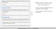 flash+xml实现滚动新闻列表灰色背景素材flash网页模板