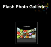 图片相册说明文字flash网页模板