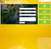Avocado鳄梨网div+css网页模板_html静态网页模板下载
