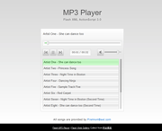 mp3音乐播放器flash模板_flash+xml实现mp3网页播放器