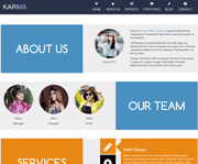 公司团队组合介绍页面html5网页模板