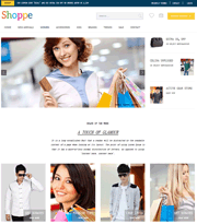 女人名品网络购物专柜html静态网页模板下载