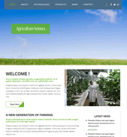 农业科学技术html静态网页模板