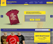 国外T恤品牌商城html静态网页模板