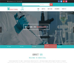 医疗机械设备生产厂商企业官网html5静态网页模版