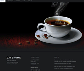 西式咖啡点心制作培训机构html5-css3静态网页模板